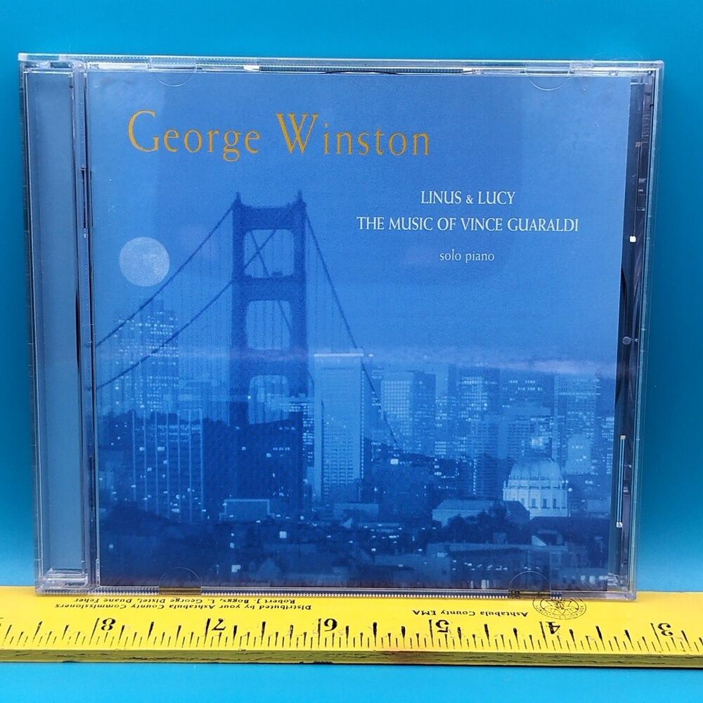 George Winston Linus Lucy Vince Guaraldi CD Solo Piano Peanuts Themes